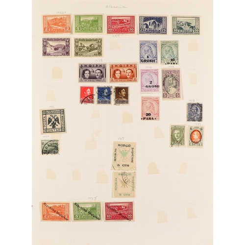 92 - ALL WORLD COLLECTION of mint & used of 1860's - 2010's stamps in 20 binders, Abu Dhabi to Zululand w... 