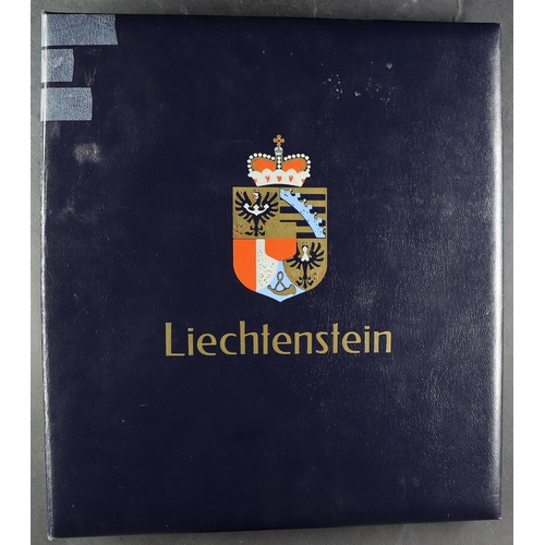 924 - LIECHTENSTEIN 1940 - 1969 USED COLLECTION with a high level of overall completion, in a hingeless Da... 