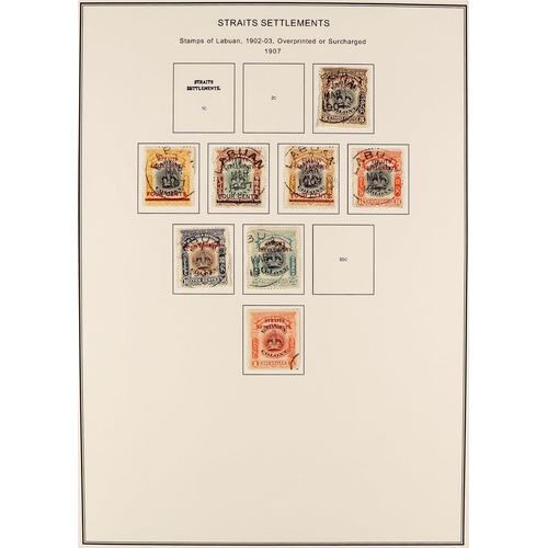 936 - MALAYA-STRAITS SETT. 1867 - 1941 COLLECTION of over 200 chiefly used stamps, note 1867 4c on 1a, 8c ... 