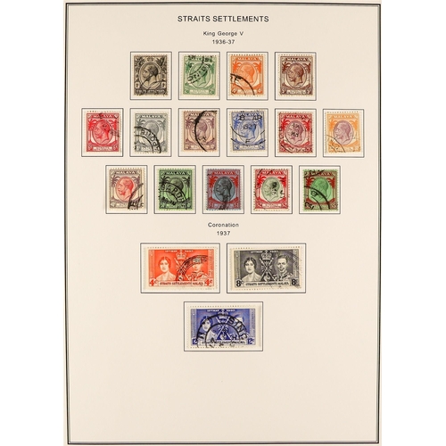 936 - MALAYA-STRAITS SETT. 1867 - 1941 COLLECTION of over 200 chiefly used stamps, note 1867 4c on 1a, 8c ... 