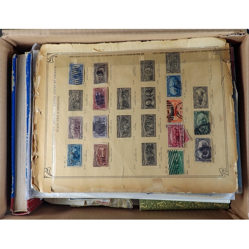 94 - COLLECTOR'S ESTATE IN NINE CARTONS World all periods mint (some never hinged) and used stamps in var... 