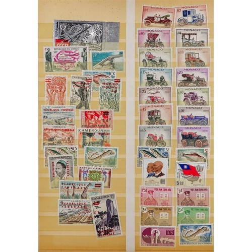 94 - COLLECTOR'S ESTATE IN NINE CARTONS World all periods mint (some never hinged) and used stamps in var... 