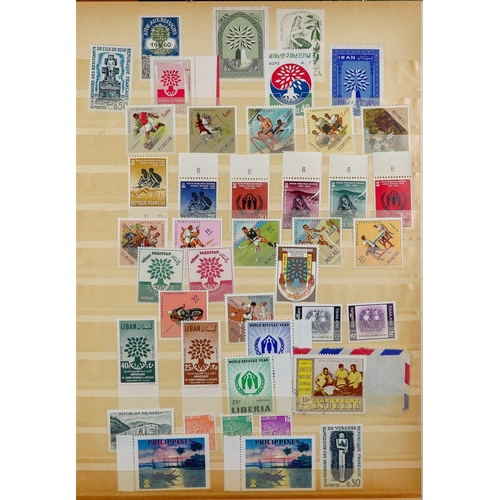 94 - COLLECTOR'S ESTATE IN NINE CARTONS World all periods mint (some never hinged) and used stamps in var... 