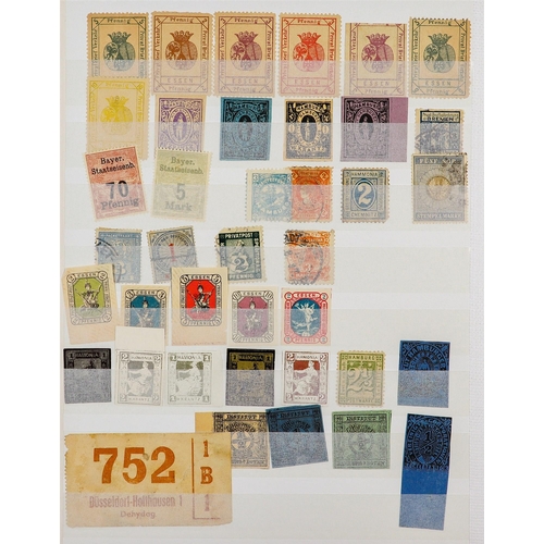 94 - COLLECTOR'S ESTATE IN NINE CARTONS World all periods mint (some never hinged) and used stamps in var... 