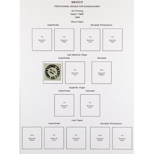 996 - MEXICO 1856 - 1868 'CLASSICS' ISSUES COLLECTION of around 100 mint & used stamps with a degree of sp... 