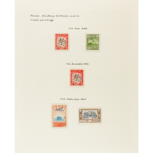 483 - CEYLON 1918 - 1965 COLLECTION of over 250 chiefly mint / never hinged mint stamps on album pages, co... 