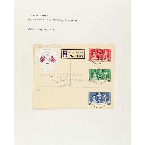 483 - CEYLON 1918 - 1965 COLLECTION of over 250 chiefly mint / never hinged mint stamps on album pages, co... 