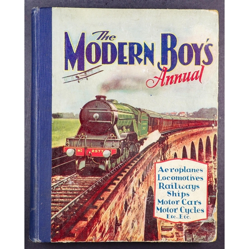 76 - VINTAGE BOOKS FROM 1931. Includes The Modern Boys Annual (1931, 33-36, 40), Chums Annual 1932-33, Mi... 