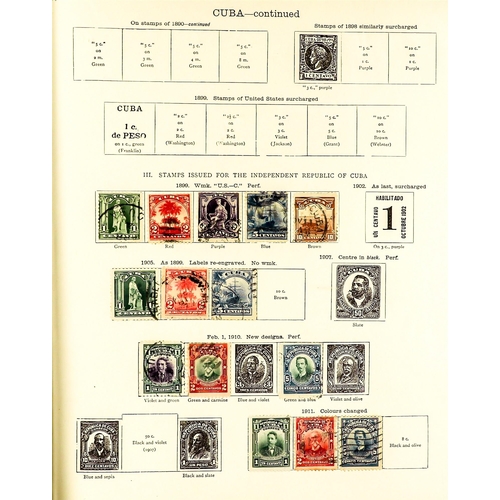 90 - COLLECTION IN SG 'IDEAL' ALBUM VOLS I & II. Several 1000's mint & used stamps in both volumes of the... 