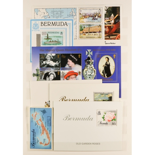 93 - BAHAMAS, BARBADOS, BERMUDA, CAYMAN IS, DOMINICA & FALKLAND IS Mid-1970's to mid-1990's never hinged ... 