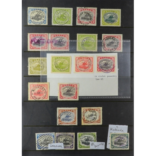 106 - COMMONWEALTH CANCELLATIONS COLLECTION. A collection of QV to KGVI stamps selected for attractive pos... 