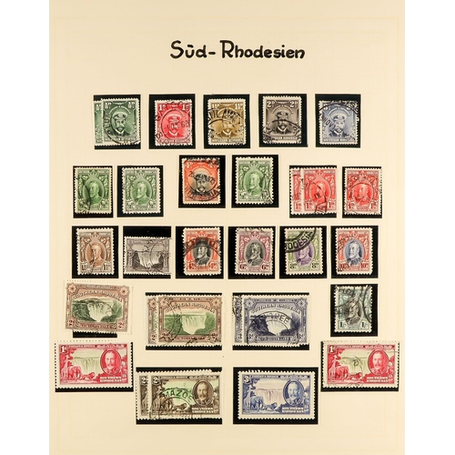 117 - 'THE RHODESIAS' 1892 - 1970 COLLECTION of mint & used (sometimes both) stamps, includes Rhodesia, So... 