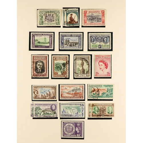 117 - 'THE RHODESIAS' 1892 - 1970 COLLECTION of mint & used (sometimes both) stamps, includes Rhodesia, So... 