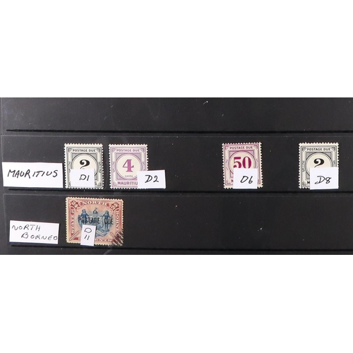 149 - POSTAGE DUE STAMPS OF THE WORLD collection in binder of mint & used postage due stamps ranging from ... 