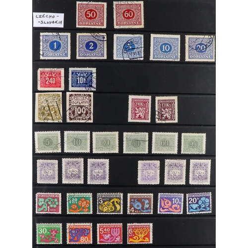 149 - POSTAGE DUE STAMPS OF THE WORLD collection in binder of mint & used postage due stamps ranging from ... 