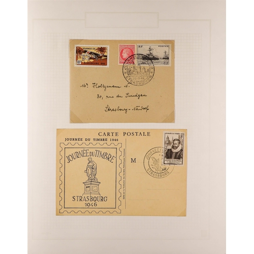 203 - STRASBOURG (THE CITY) TOPICAL COLLECTION. A very unusual collection of covers / cards spanning 1946 ... 