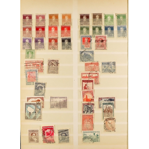 238 - ARGENTINA 1862 - 1950s IN 2 STOCK BOOKS and on stock pages (5000+ stamps). Lot 238 (BS) [c]