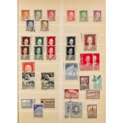 238 - ARGENTINA 1862 - 1950s IN 2 STOCK BOOKS and on stock pages (5000+ stamps). Lot 238 (BS) [c]