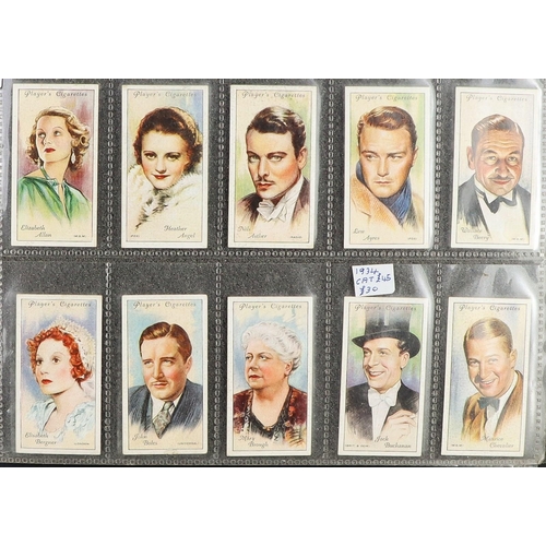 10 - BOX OF COLLECTABLES WITH CIGARETTE CARDS. Vintage cards include 1927 Wills Engineering Wonders, 1934... 