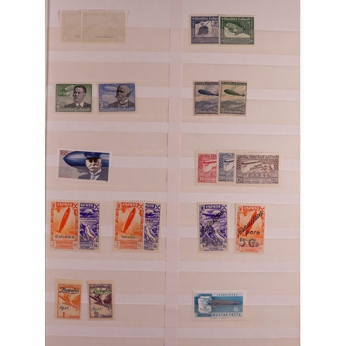 102 - ZEPPELIN STAMPS collection of mint sets, chiefly from the 1920s/1930s, note Argentina 1930 set, Braz... 