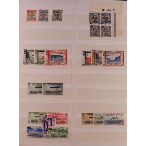 102 - ZEPPELIN STAMPS collection of mint sets, chiefly from the 1920s/1930s, note Argentina 1930 set, Braz... 