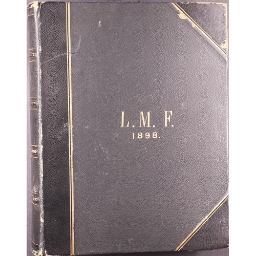 103 - 1898 IMPERIAL ALBUMS. A rather magnificent pair of Volumes I & II for Br Empire & Foreign countries,... 