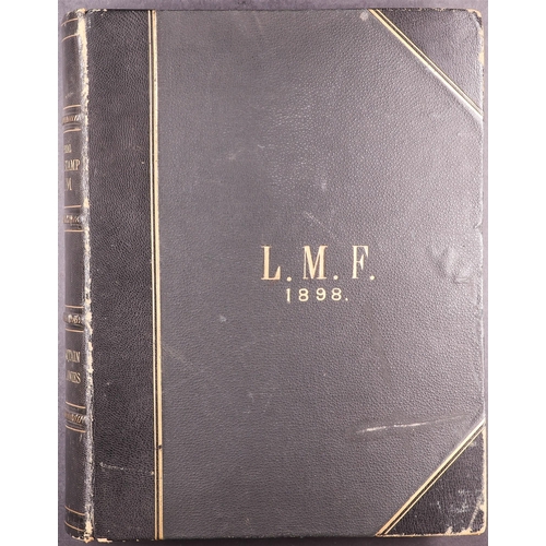 103 - 1898 IMPERIAL ALBUMS. A rather magnificent pair of Volumes I & II for Br Empire & Foreign countries,... 