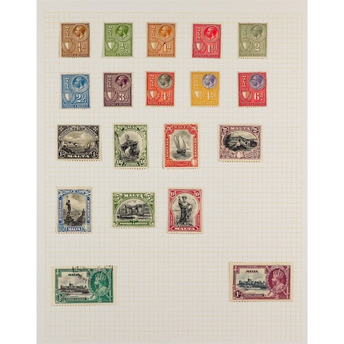 115 - COMMONWEALTH Mostly KGV & KGVI mainly mint stamps on pages, includes (all mint) Ascension 1924-33 se... 