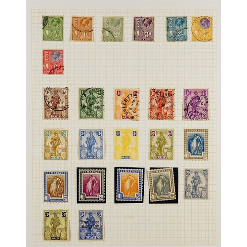 115 - COMMONWEALTH Mostly KGV & KGVI mainly mint stamps on pages, includes (all mint) Ascension 1924-33 se... 