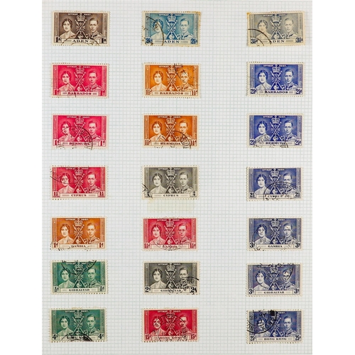 115 - COMMONWEALTH Mostly KGV & KGVI mainly mint stamps on pages, includes (all mint) Ascension 1924-33 se... 