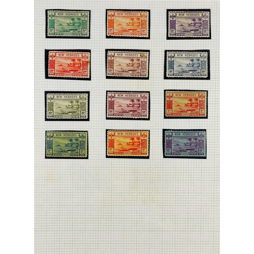 115 - COMMONWEALTH Mostly KGV & KGVI mainly mint stamps on pages, includes (all mint) Ascension 1924-33 se... 