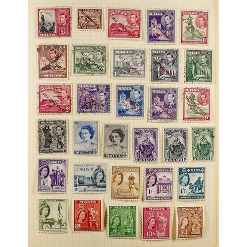 116 - EXTENSIVE WORLD COLLECTION 1850's-2000's mint & used stamps in twelve albums, we see Abu Dhabi throu... 