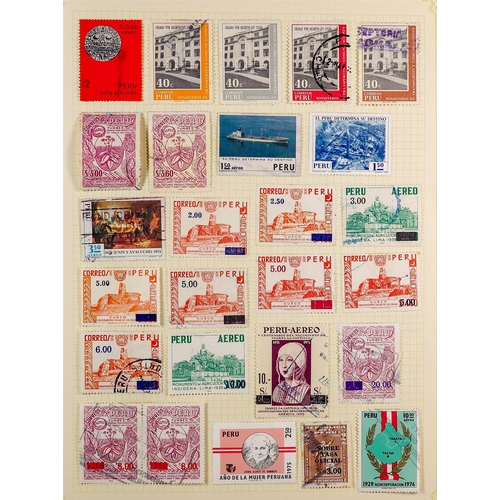 116 - EXTENSIVE WORLD COLLECTION 1850's-2000's mint & used stamps in twelve albums, we see Abu Dhabi throu... 