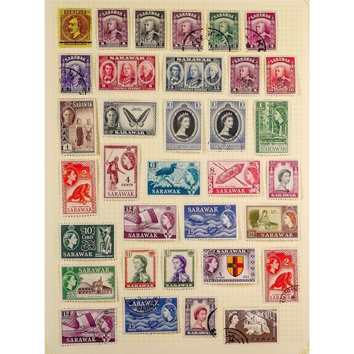 116 - EXTENSIVE WORLD COLLECTION 1850's-2000's mint & used stamps in twelve albums, we see Abu Dhabi throu... 