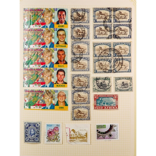 116 - EXTENSIVE WORLD COLLECTION 1850's-2000's mint & used stamps in twelve albums, we see Abu Dhabi throu... 