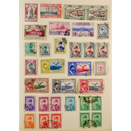 116 - EXTENSIVE WORLD COLLECTION 1850's-2000's mint & used stamps in twelve albums, we see Abu Dhabi throu... 