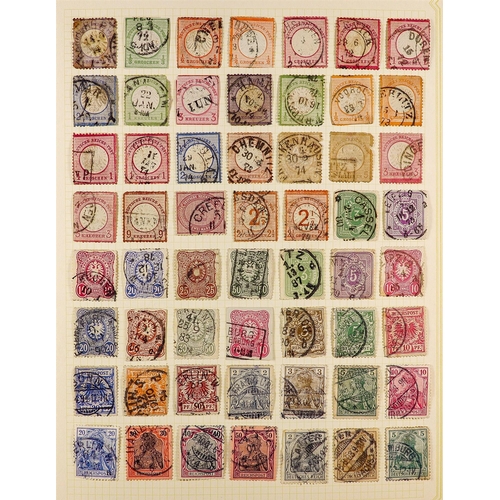 116 - EXTENSIVE WORLD COLLECTION 1850's-2000's mint & used stamps in twelve albums, we see Abu Dhabi throu... 