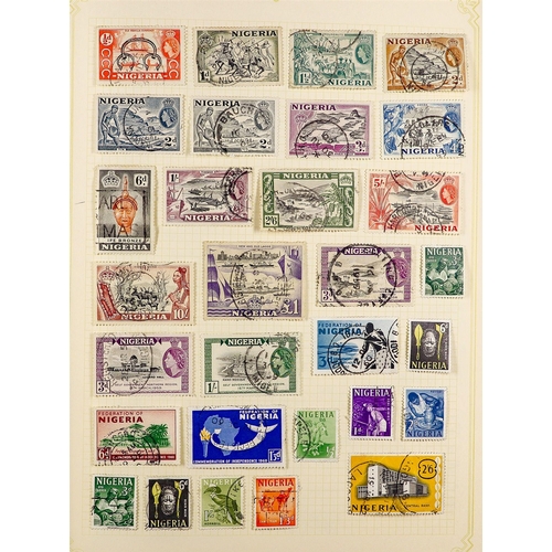 116 - EXTENSIVE WORLD COLLECTION 1850's-2000's mint & used stamps in twelve albums, we see Abu Dhabi throu... 