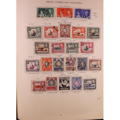 130 - COMMONWEALTH 1936-1953 USED COLLECTION in Stanley Gibbons KGVI album, includes Aden 1937 to 2r & 195... 