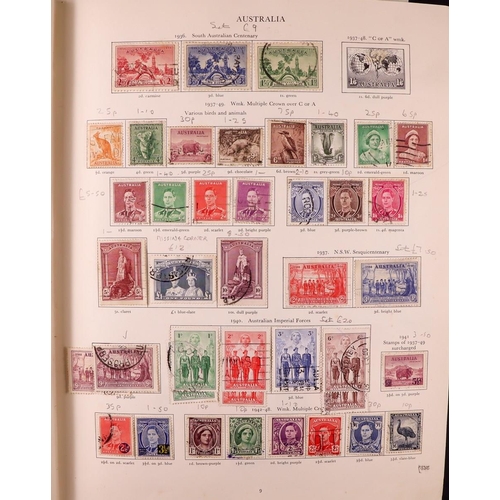 130 - COMMONWEALTH 1936-1953 USED COLLECTION in Stanley Gibbons KGVI album, includes Aden 1937 to 2r & 195... 