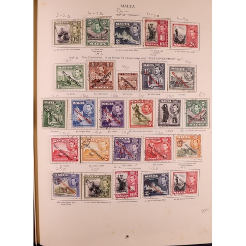 130 - COMMONWEALTH 1936-1953 USED COLLECTION in Stanley Gibbons KGVI album, includes Aden 1937 to 2r & 195... 