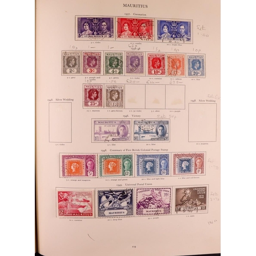 130 - COMMONWEALTH 1936-1953 USED COLLECTION in Stanley Gibbons KGVI album, includes Aden 1937 to 2r & 195... 