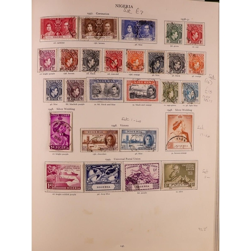 130 - COMMONWEALTH 1936-1953 USED COLLECTION in Stanley Gibbons KGVI album, includes Aden 1937 to 2r & 195... 