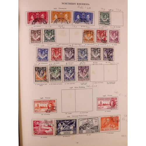 130 - COMMONWEALTH 1936-1953 USED COLLECTION in Stanley Gibbons KGVI album, includes Aden 1937 to 2r & 195... 