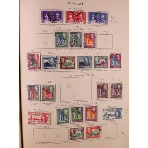 130 - COMMONWEALTH 1936-1953 USED COLLECTION in Stanley Gibbons KGVI album, includes Aden 1937 to 2r & 195... 