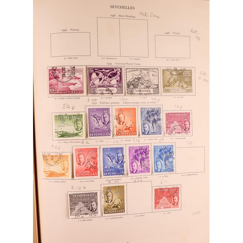 130 - COMMONWEALTH 1936-1953 USED COLLECTION in Stanley Gibbons KGVI album, includes Aden 1937 to 2r & 195... 