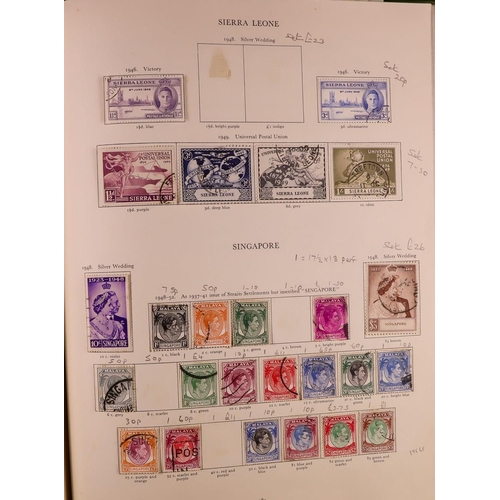 130 - COMMONWEALTH 1936-1953 USED COLLECTION in Stanley Gibbons KGVI album, includes Aden 1937 to 2r & 195... 