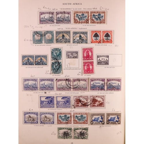 130 - COMMONWEALTH 1936-1953 USED COLLECTION in Stanley Gibbons KGVI album, includes Aden 1937 to 2r & 195... 