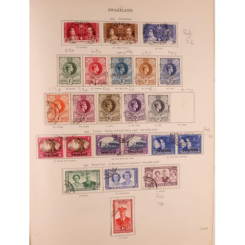 130 - COMMONWEALTH 1936-1953 USED COLLECTION in Stanley Gibbons KGVI album, includes Aden 1937 to 2r & 195... 