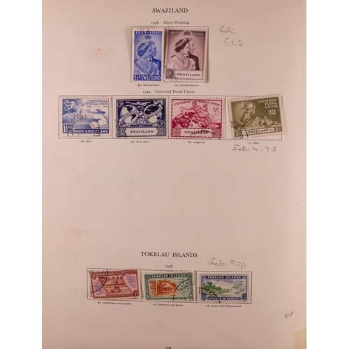 130 - COMMONWEALTH 1936-1953 USED COLLECTION in Stanley Gibbons KGVI album, includes Aden 1937 to 2r & 195... 